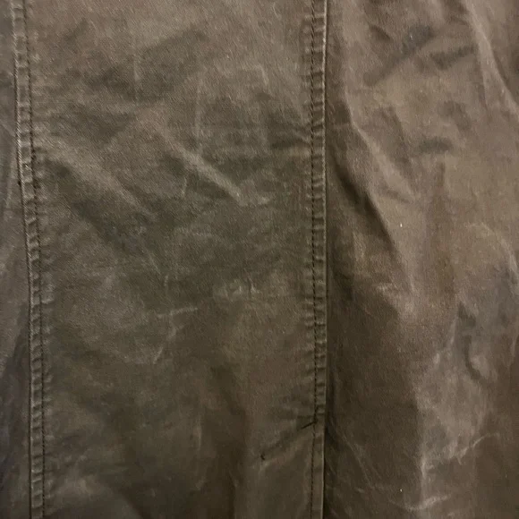 DKNY Dark Brown Military Style Double Breasted Trench Coat Size Medium - Picture 6 of 9